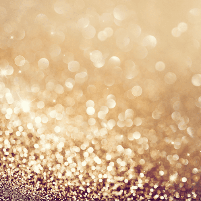 Autocolant decorativ cu sclipici glitter auriu pentru vitrina magazinului