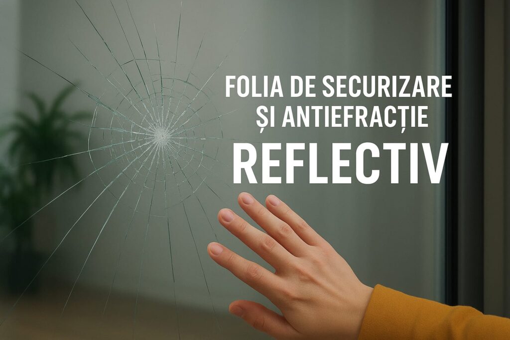 folie de securizare și antiefracție 100 microni Reflectiv