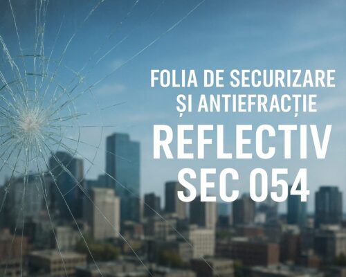 Folie Securizare și Antiefracție Reflectiv, scutul invizibil al geamurilor
