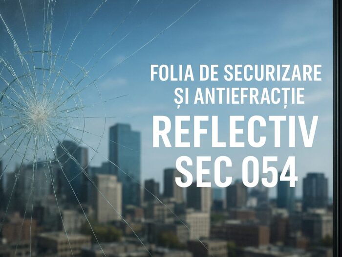 Folie Securizare și Antiefracție Reflectiv, scutul invizibil al geamurilor