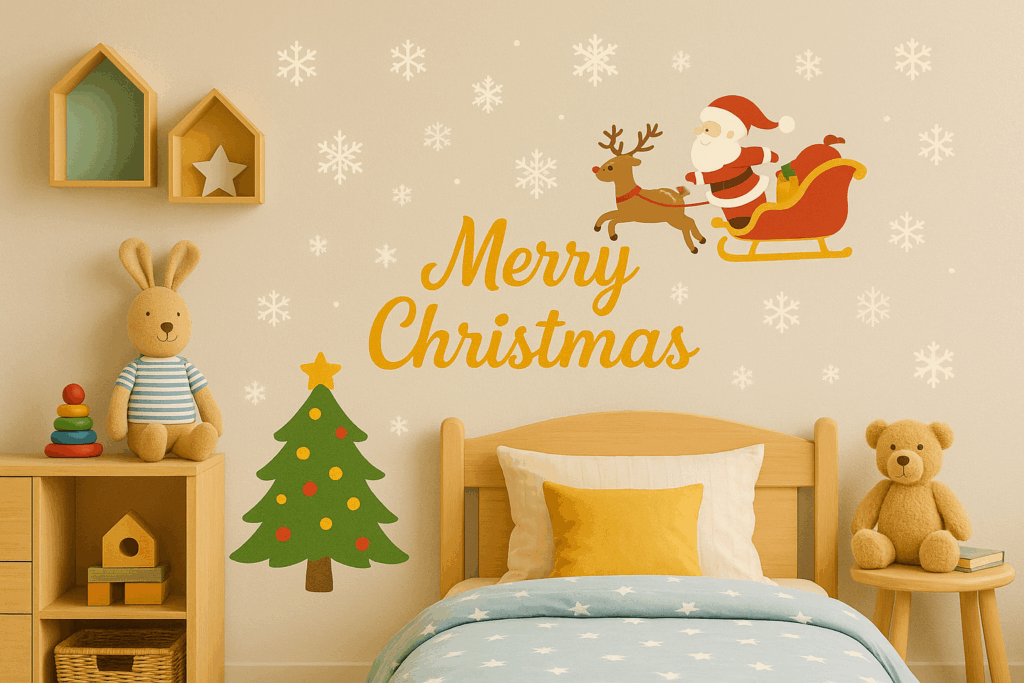 stickere de Crăciun pentru geamuri și vitrine 