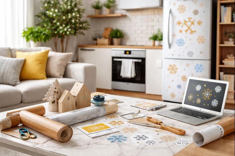 proiecte rapide cu autocolant acasă