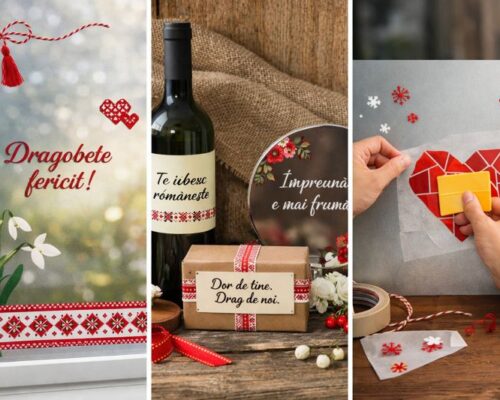 Dragobete 2026: decor tradițional cu autocolante și cadouri