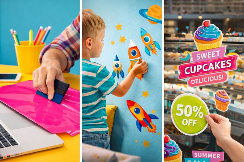 materialul potrivit pentru primul proiect DIY cu autocolant