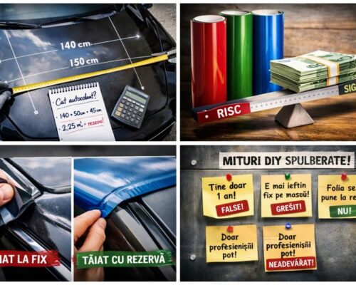 Cât autocolant îți trebuie? Calculator de metraj, plus ghid de măsurare