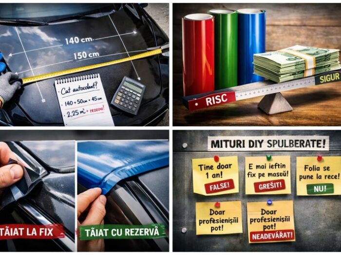 Cât autocolant îți trebuie? Calculator de metraj, plus ghid de măsurare