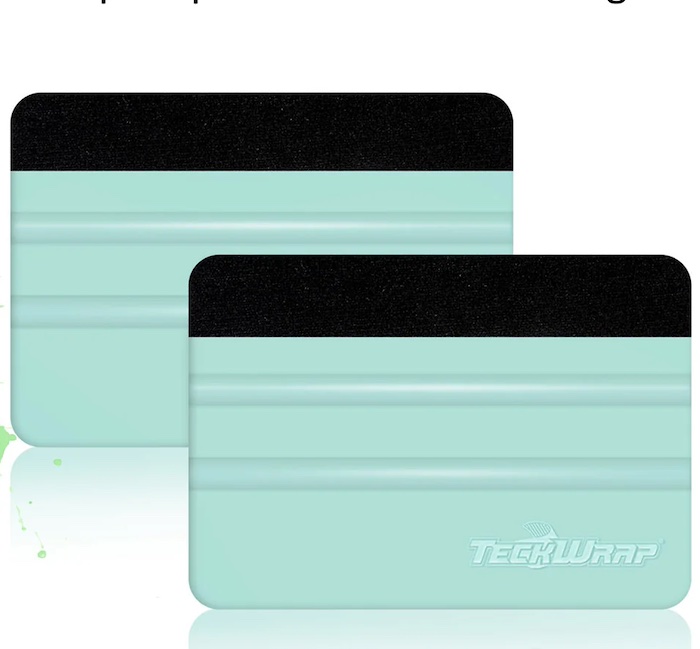 Racleta aplicare autocolant plastic si pasla Teckwrap Mint