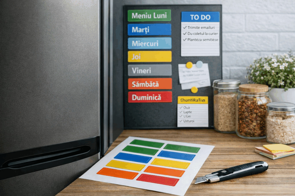 Etichete imprimabile acasă: organizare de primăvară pas cu pas