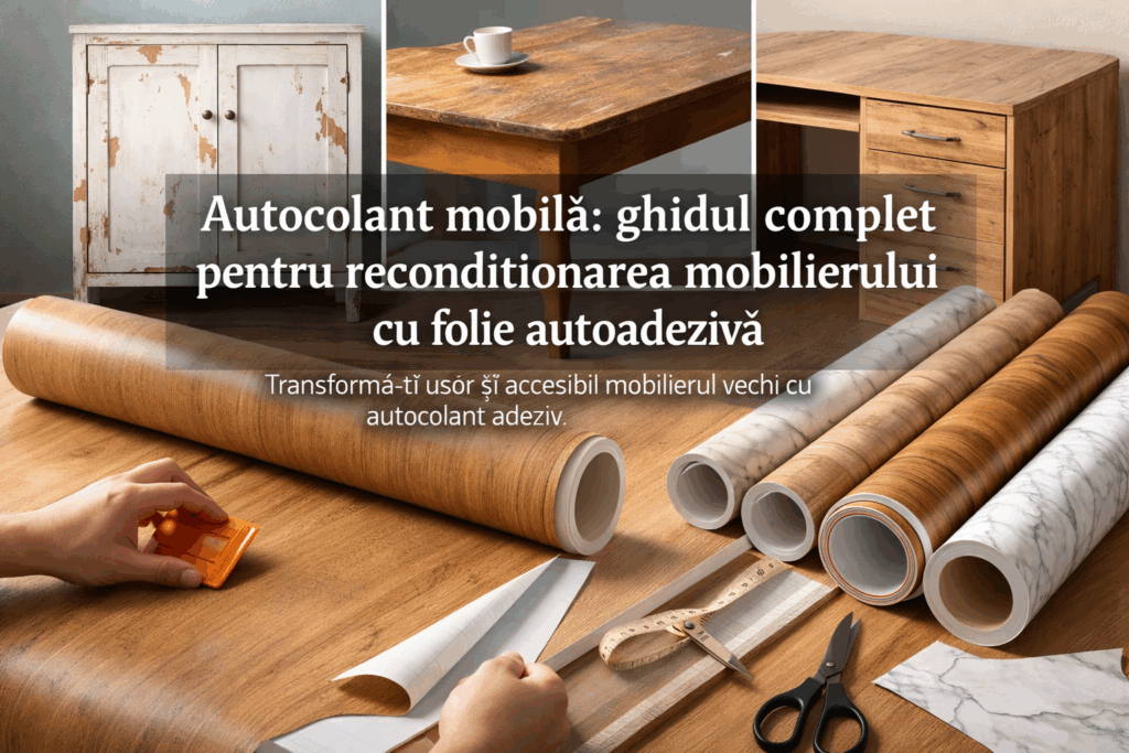 Autocolant mobilă: ghid complet pentru recondiționare
