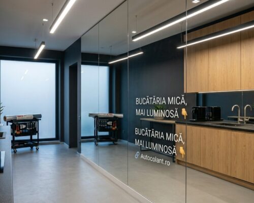 Folie oglindă: lumină și spațiu vizual în camere mici