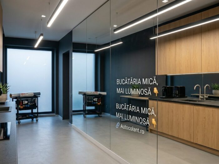 Folie oglindă: lumină și spațiu vizual în camere mici