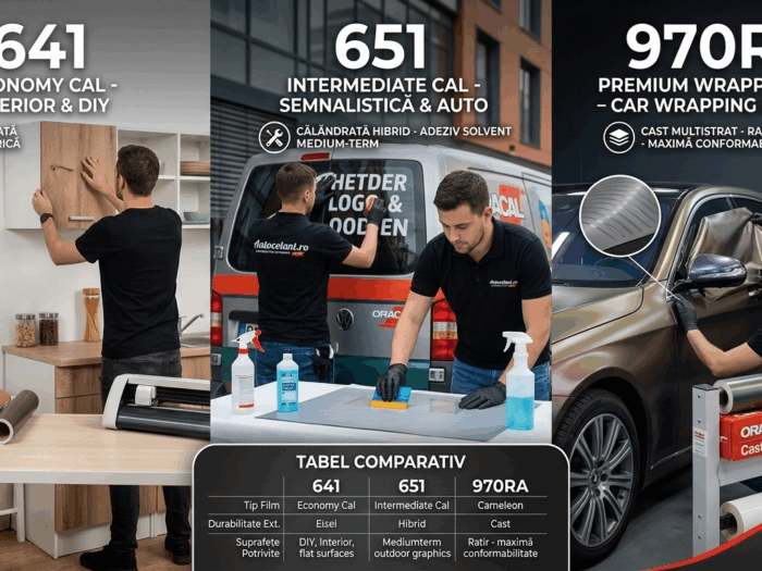 Oracal 641, 651 sau 970RA: Ghidul complet pentru alegerea seriei potrivite