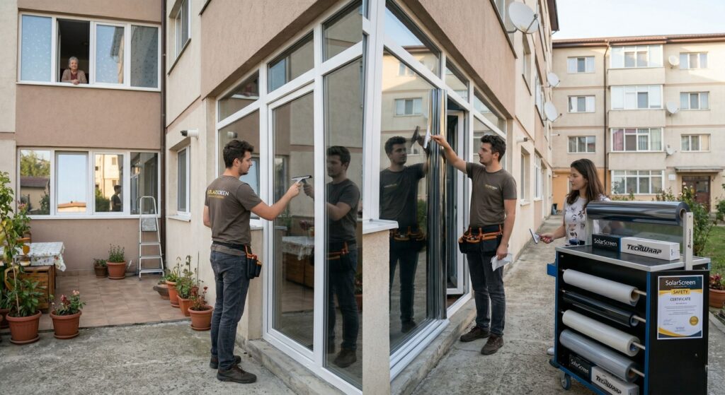 Folie Geam Termopan 2026: Ghid Expert — SolarScreen și Aplicare