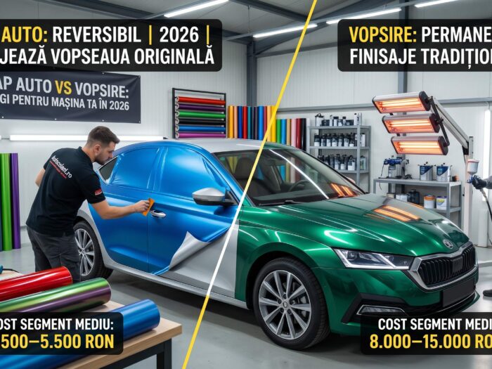 Wrap Auto vs Vopsire 2026: Ghid de Decizie + Costuri Reale