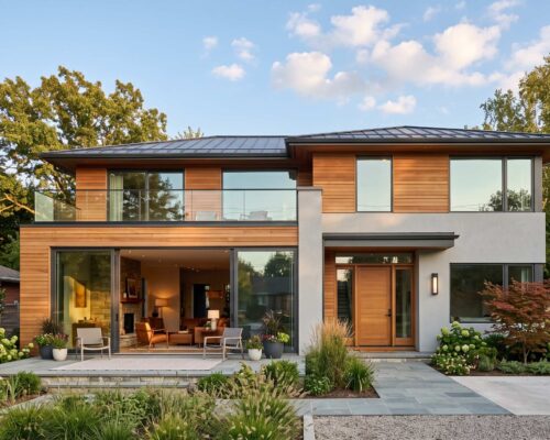 Folie de protecție solară exterior aplicată pe geam termopan Low-E