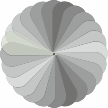 OFERTA - 1.26m x 3.00m Autocolant Decorativ Colorat Geam Oracal 8300 Transparent Cal Culoare 074 Middle Grey