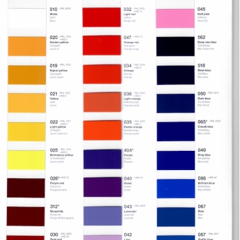 Mostrar culori Oracal 651 Intermediate Cal - lucioase