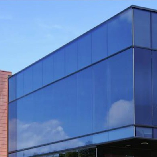 Folie geam protectie solara UV interior colorata Solarscreen Blue 80 C