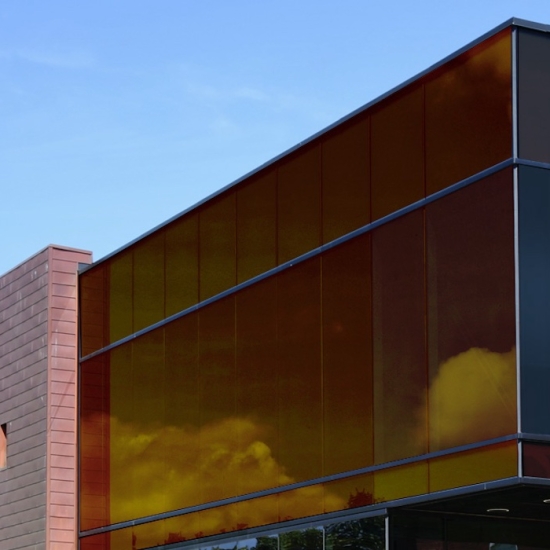 Folie geam protectie solara UV interior colorata Solarscreen Copper 65 C