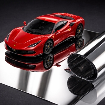 OFERTA - 1.80 x 1.27m Autocolant oglinda clara OrangeJet MirrorMe culoare Silver