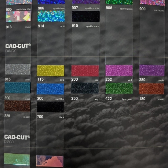 Mostrar culori Folie termotransfer colorata CAD CUT Sportsfilm