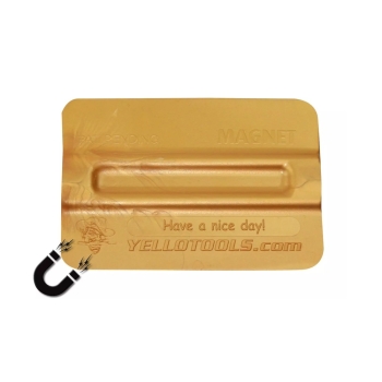 Racleta magnetica aplicare autocolant YelloTools TonnyMag Basic Gold
