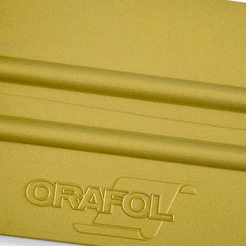 Racleta plastic cauciucat aplicare autocolant Orafol Gold