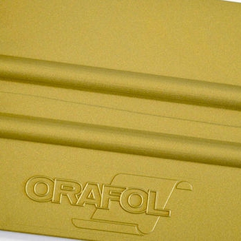 Racleta plastic cauciucat aplicare autocolant Orafol Gold