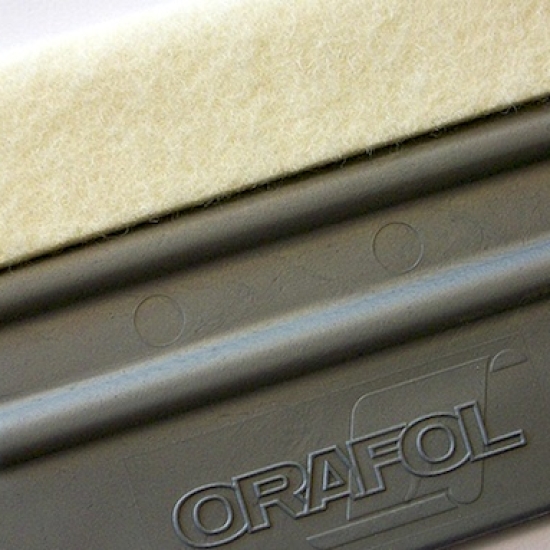 Racleta plastic si pasla aplicare autocolant Orafol 